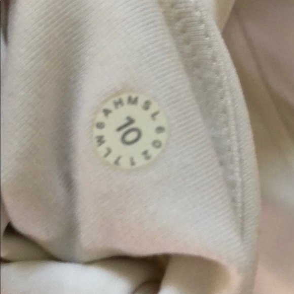 Lululemon Crop Leggings Sz10 - White - Picture 4 of 5